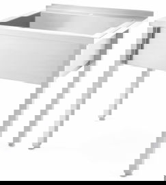 Basen Gastronomiczny Nierdzewny Ze Stali 1-Komorowy 100x60x85 Hendi 816714